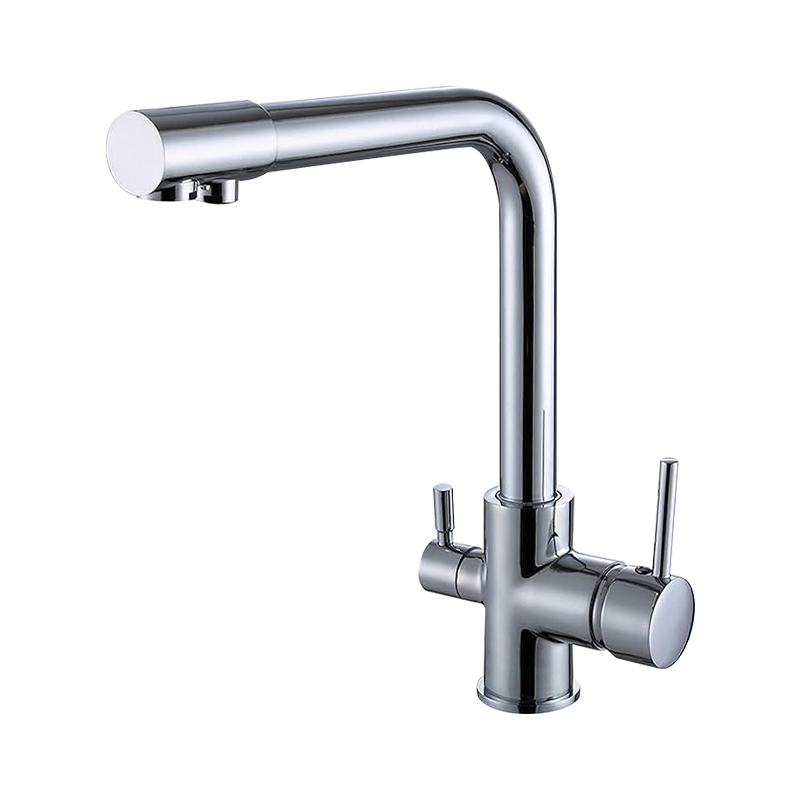 Kancelář z nerezové oceli all-in-one rohový manuální faucet